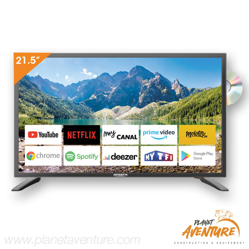 TV 22" smart DVD Antarion