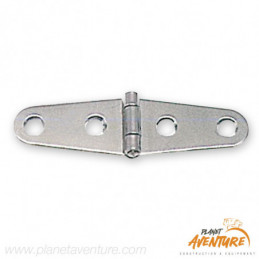 Charnière inox poli miroir 101x27mm Osculati