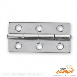 Charnière inox poli miroir 60x30mm Osculati