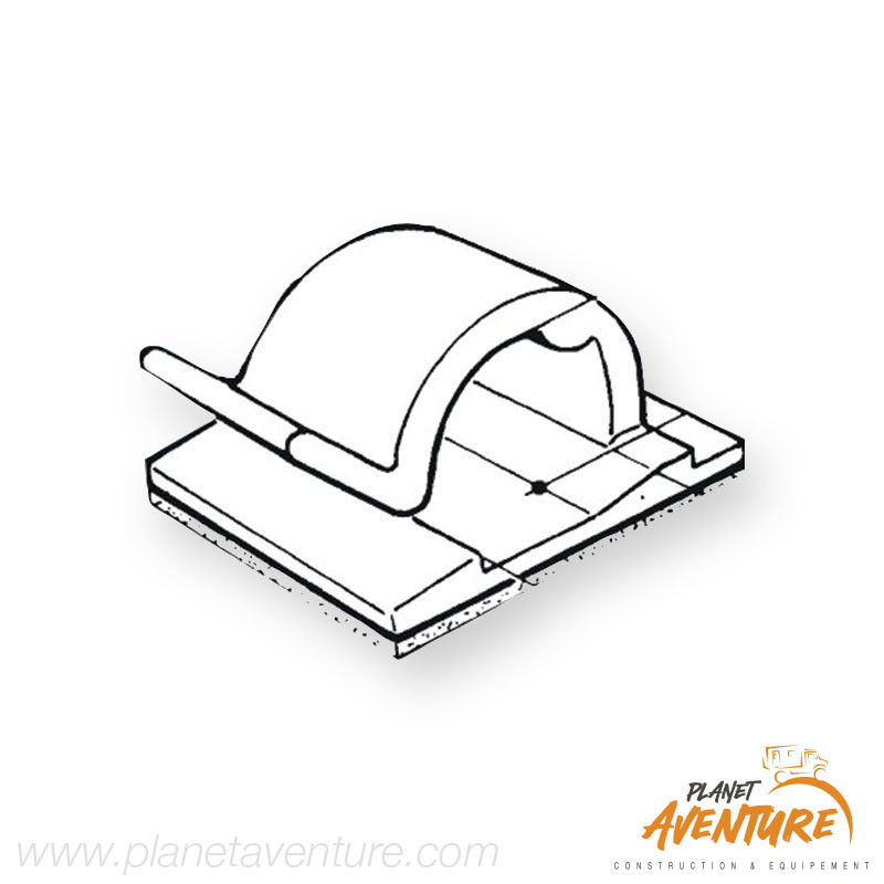 Colliers autocollants Ø5 x 5mm x10 Osculati