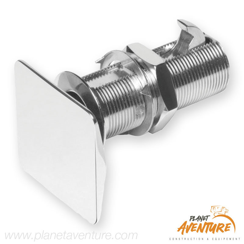 Fermeture flush lock carré Ø35x35mm Osculati