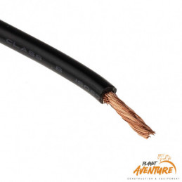Cable electrique noir 0.75mm2 (1m)