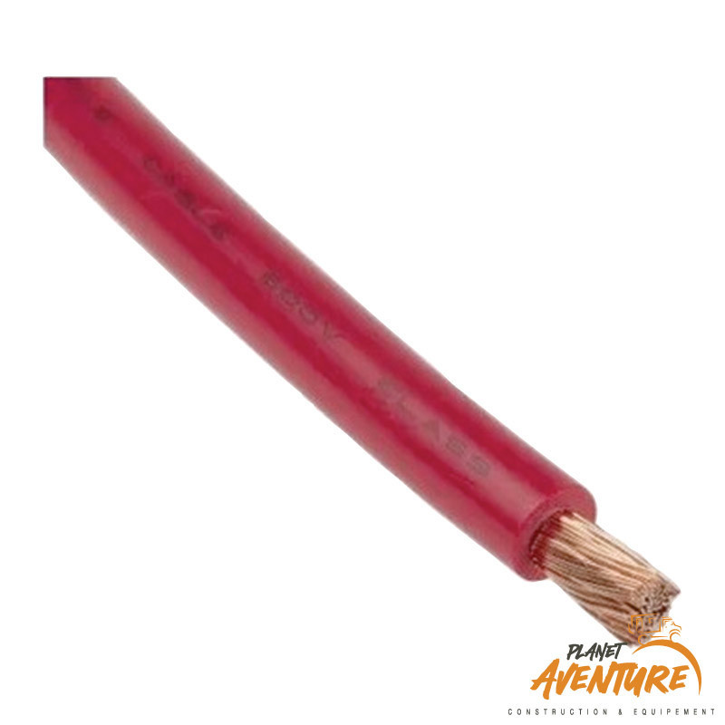 Cable electrique rouge 0.75mm2 (1m)
