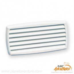 Grille ABS blanc 201x101mm