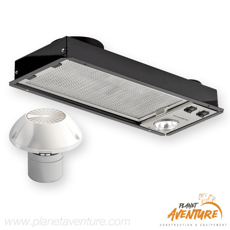 Hotte aspirante Dometic CK150 à encastrer 400x165x45mm