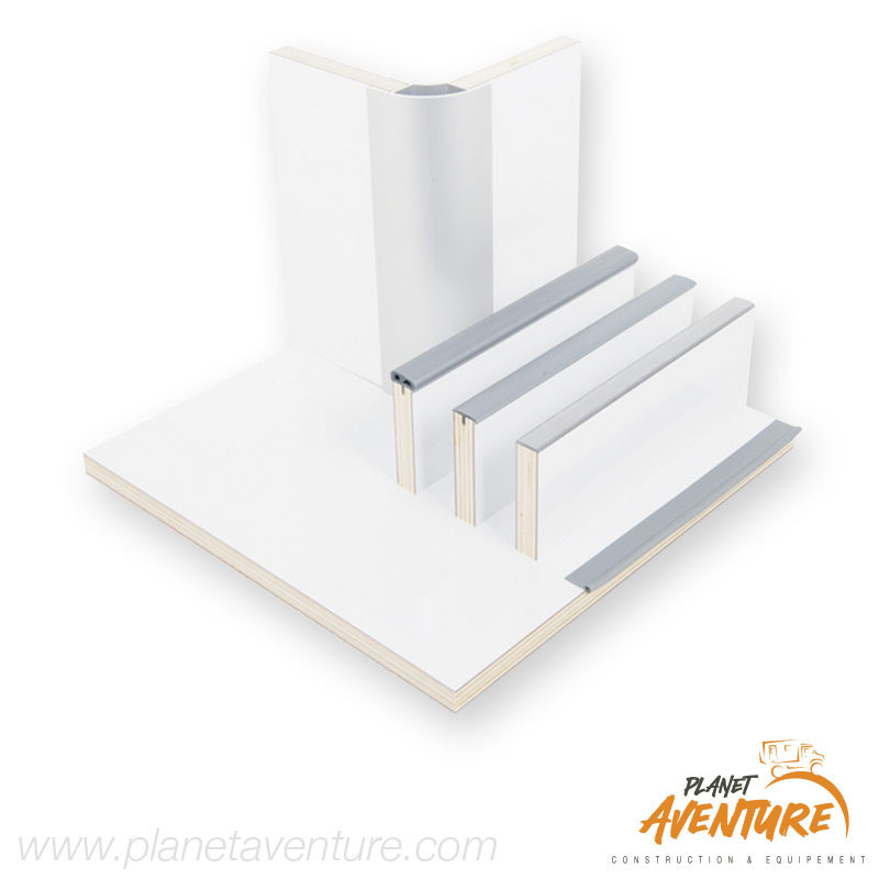 Panneau de construction Reimo blanc mat 122x61cm