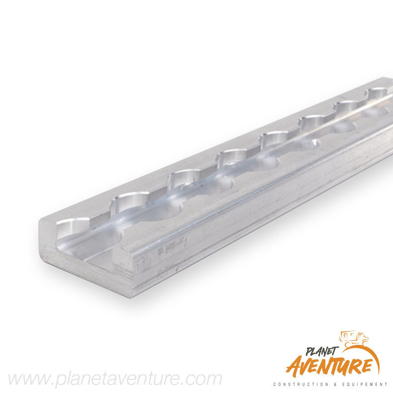 Rail d'arrimage alu plat