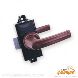 Serrure complete plastique marron