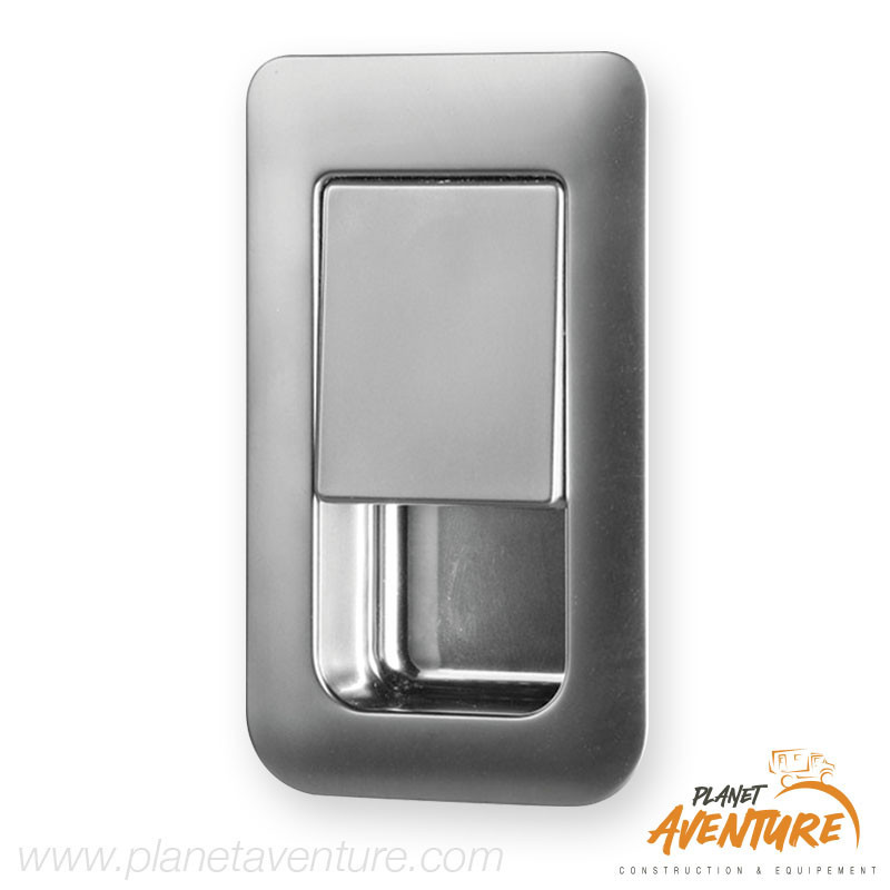 Serrure de porte 36x59mm argent