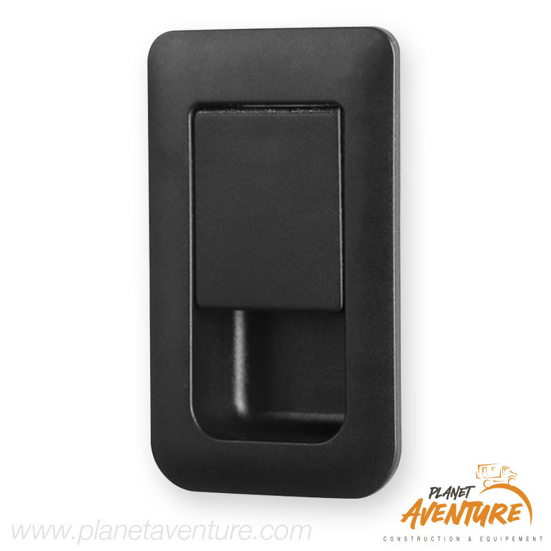 Serrure de porte 36x59mm noir