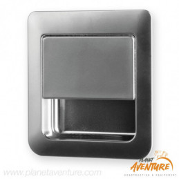 Serrure de porte 55x59mm argent