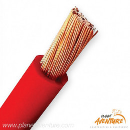 Cable électrique rouge Ø4mm2 (1M)