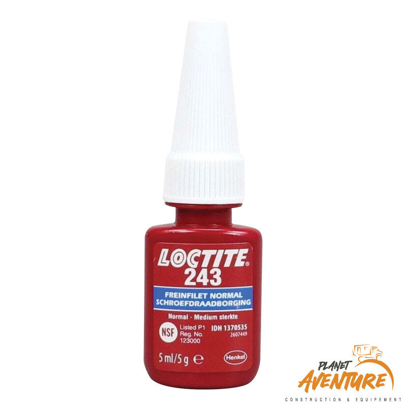 Frein filet moyen loctite 243  (5ml)