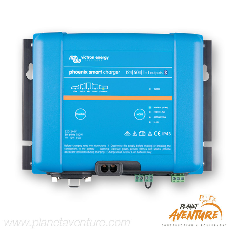 Chargeur Phoenix Smart IP43 12/50A Smart Victron